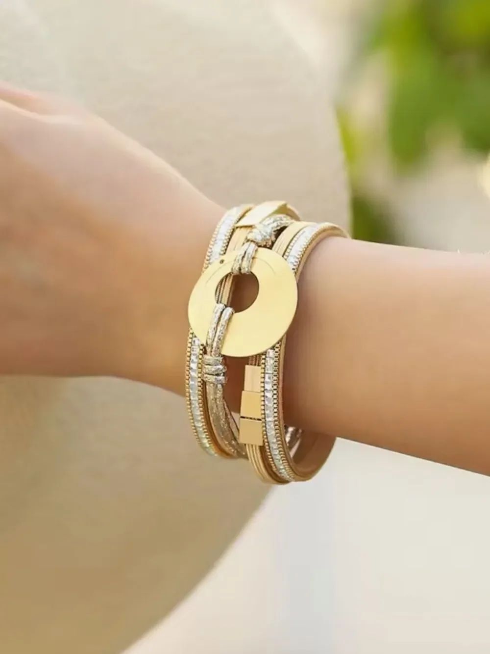 LEATHER BOHO BRACELET - Picture 2 of 4